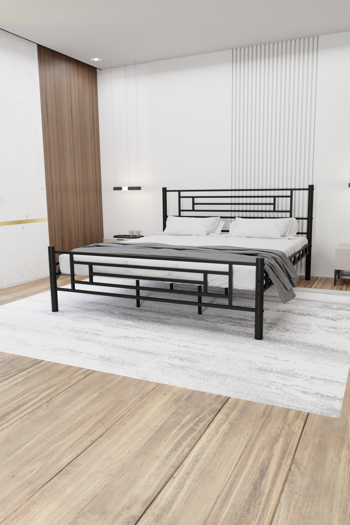 Agora Çift Kişilik Metal Karyola